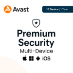 Avast Premium Security (Multi-Device) 10 Devices 1 Year