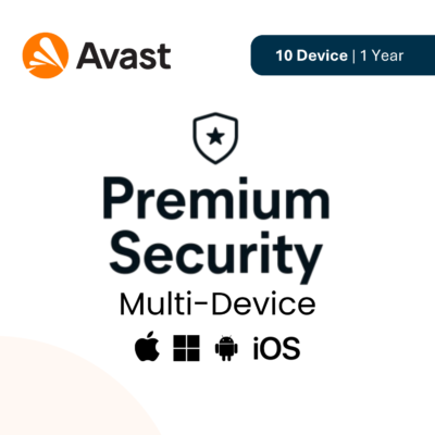 Avast Premium Security (Multi-Device) 10 Devices 1 Year