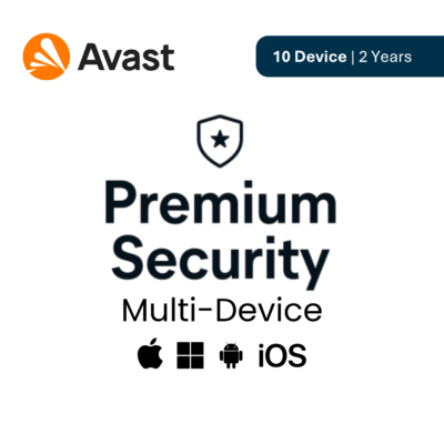 Avast Premium Security (Multi-Device) 10 Devices 2 Years