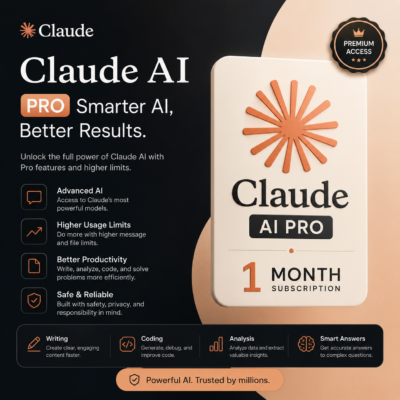 Claude AI Pro – 1 Month